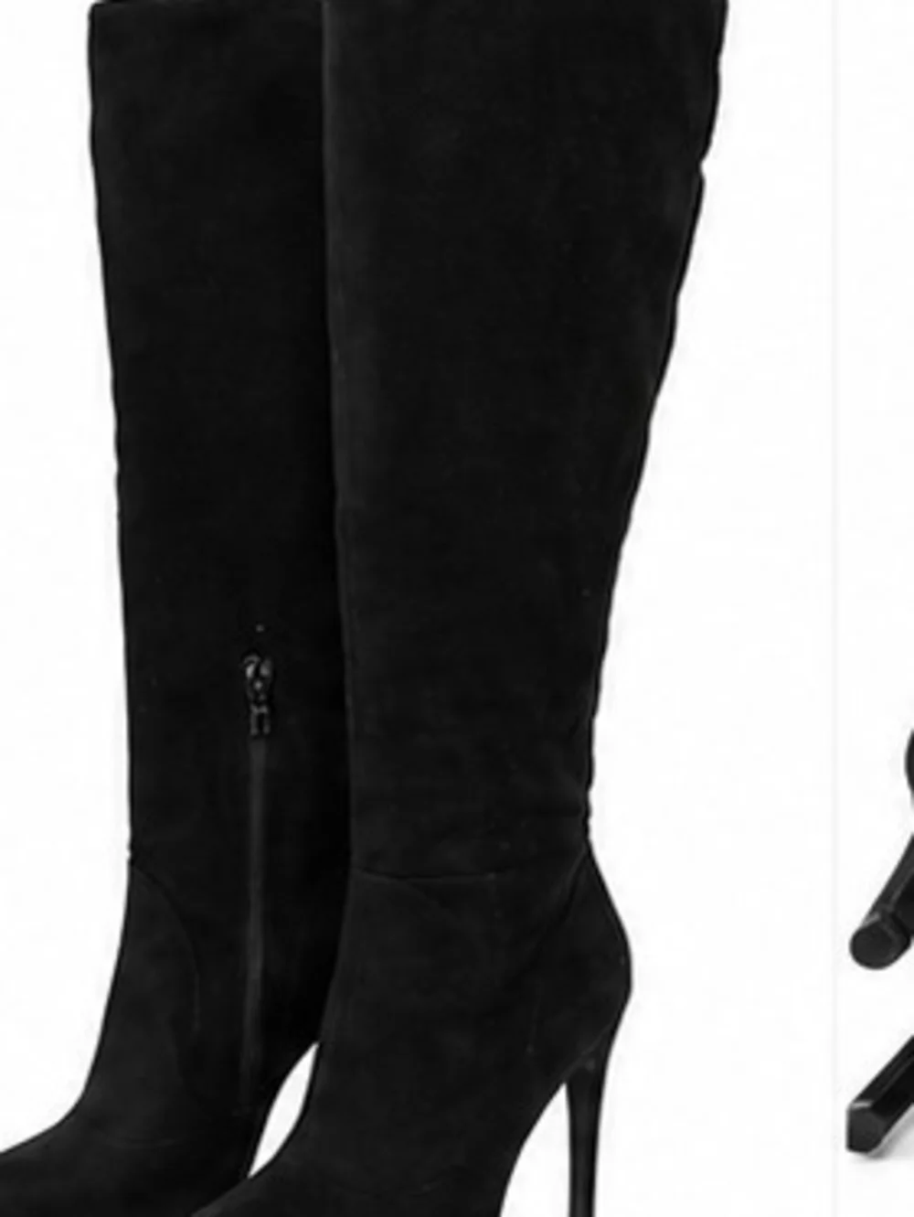 VENUS Black Over-the-Knee Stiletto Boots